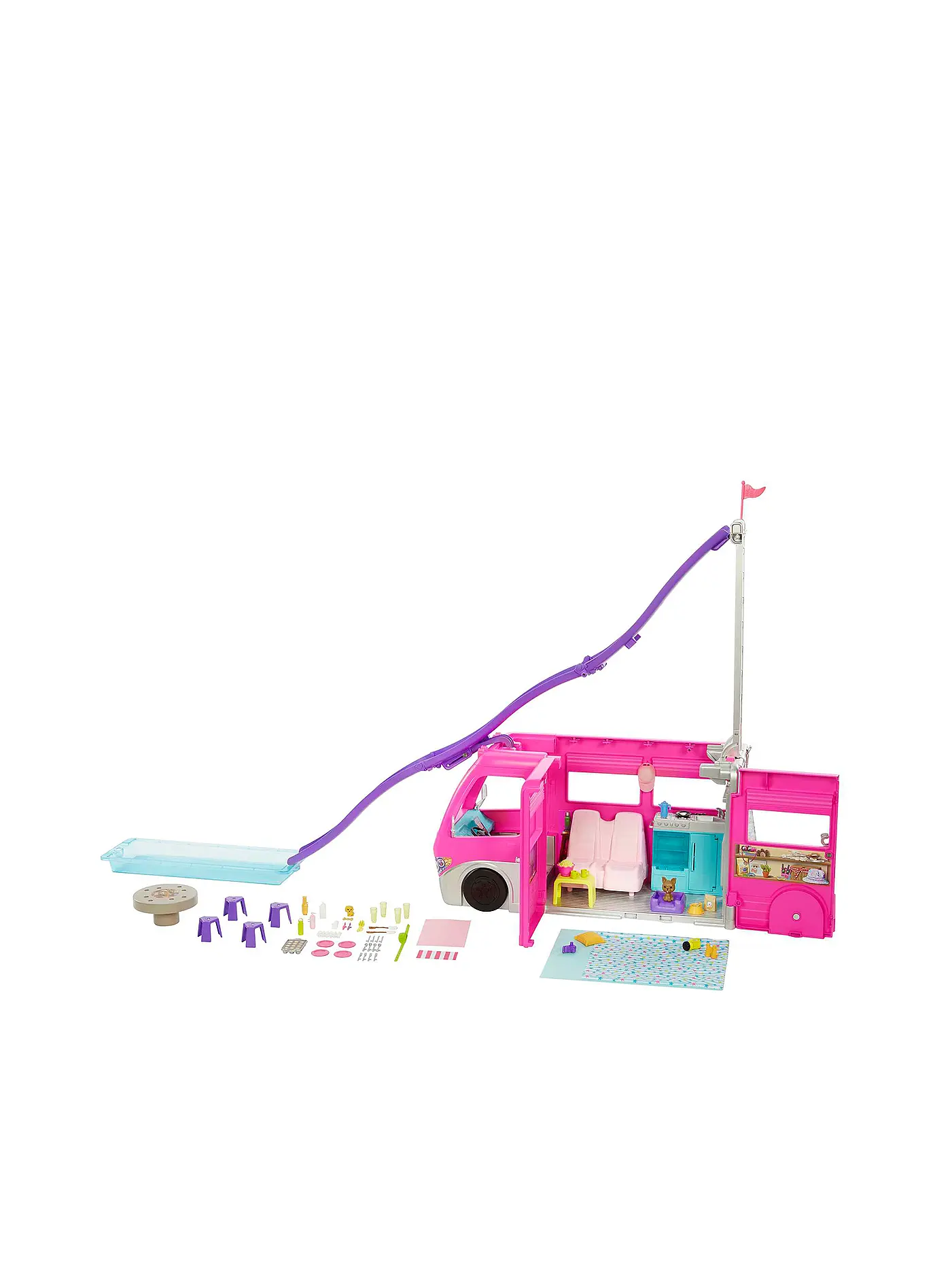 MATTEL | Barbie Super Abenteuer-Camper mit Zubehör | 